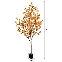 9ft. Potted Artificial Autumn Eucalyptus Tree