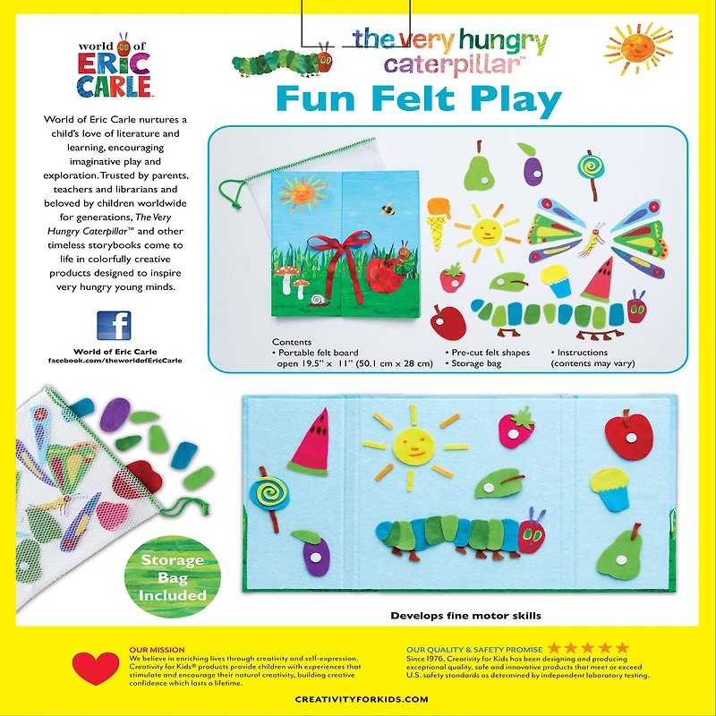 Creativity for Kids® The Very Hungry Caterpillar Fun Felt Play