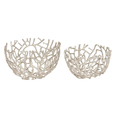 Aluminum Coastal Decorative Bowl Set
