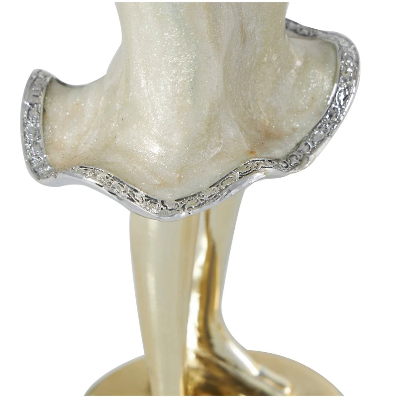 14" Gold Musician Sculpture Set