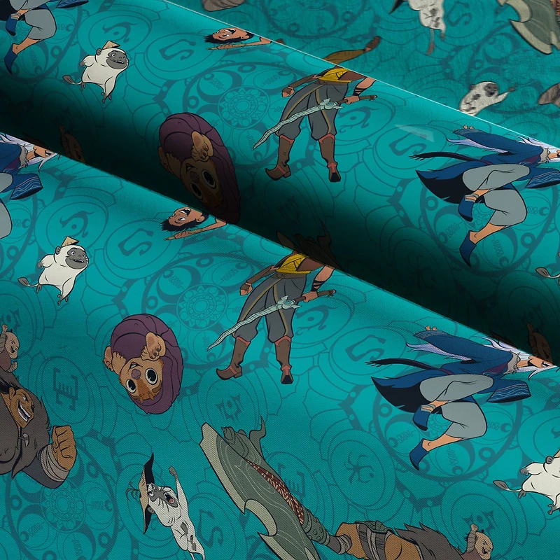 Disney® Raya and the Last Dragon Packed Cotton Fabric