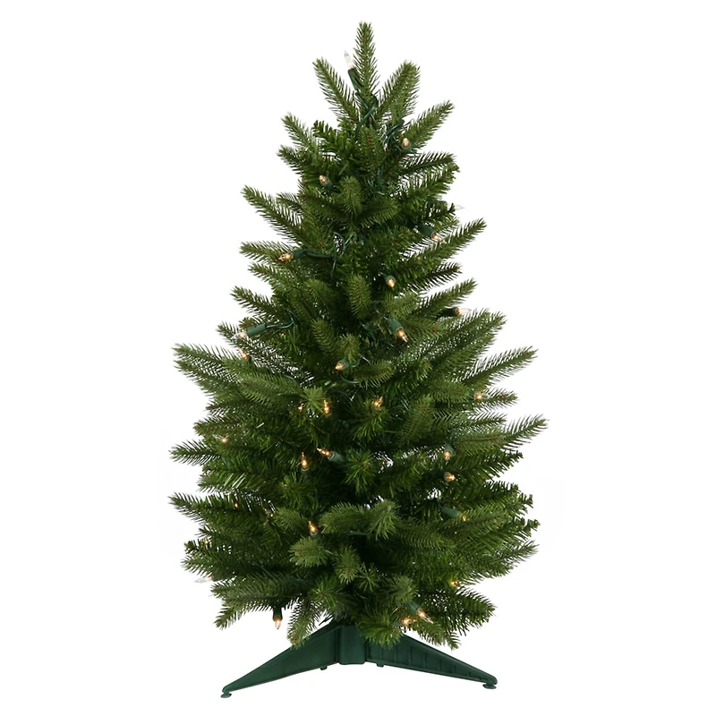 2ft. Pre-Lit Fraser Fir Artificial Christmas Tree, Clear Dura-Lit® Lights