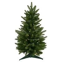 2ft. Pre-Lit Fraser Fir Artificial Christmas Tree, Clear Dura-Lit® Lights