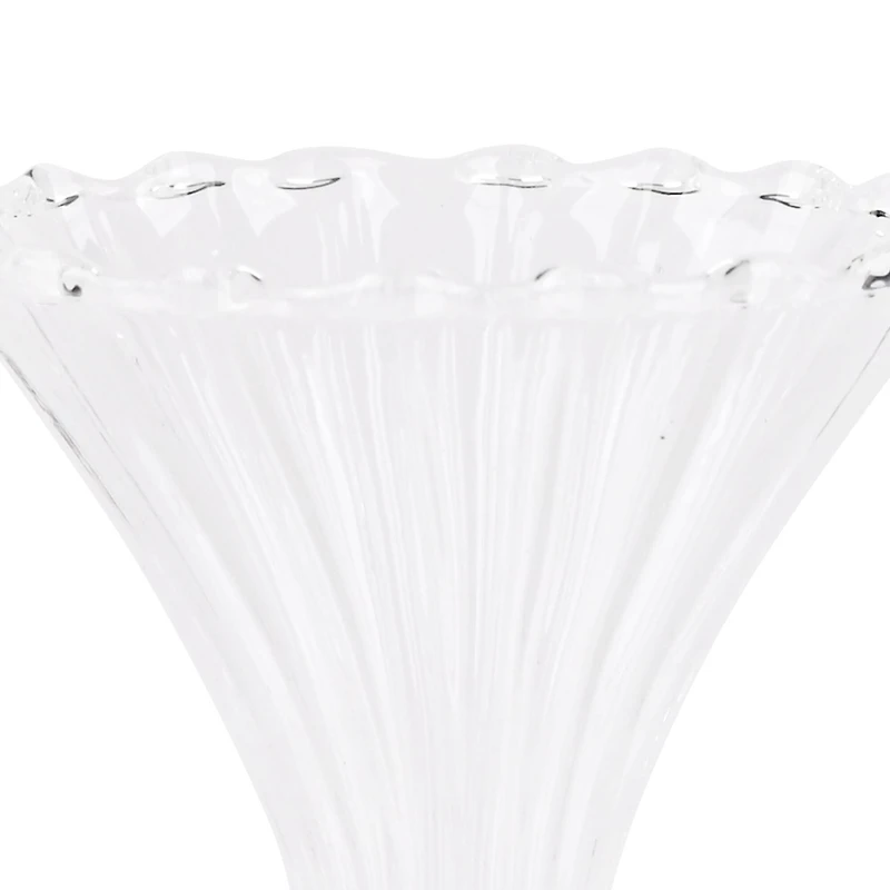 4" Clear Wide-Mouth Blown Glass Bud Vase by Ashland®