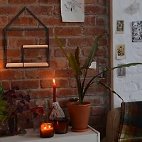 NEX™ Black 2-Tier Metal Wall Mounted Floating Shelf