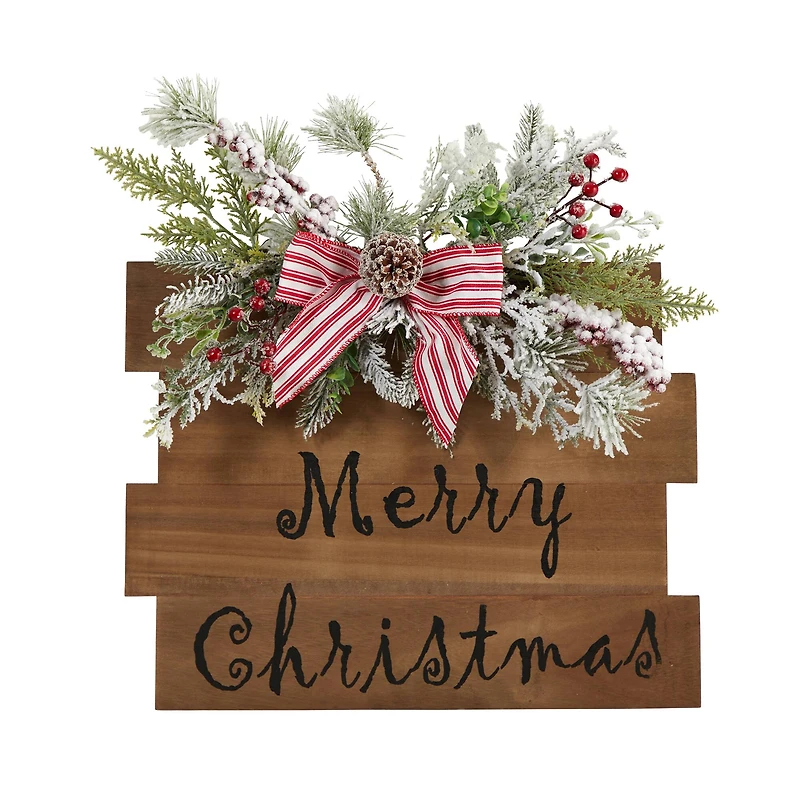 20" Merry Christmas Door Wall Hanger