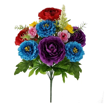 18" Scabiosa & Ranunculus Mix Bush by Ashland