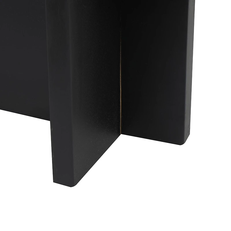 48" Brown Teak Wood Handmade Coffee Table with Brown Live Edge Tabletop