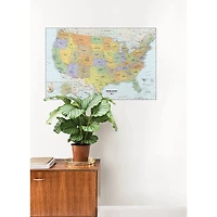 WallPops 36" U.S. & World Map Wall Decal Bundle