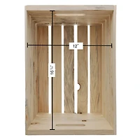 Home Décor by Leisure Arts® Rustic Wood Crate