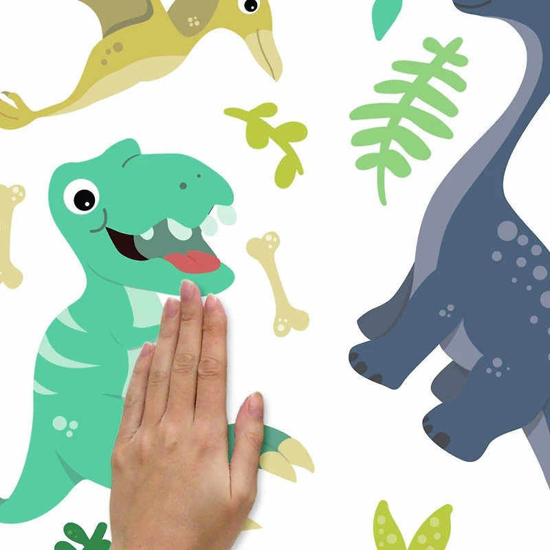 RoomMates Friendly Dinosaur Peel & Stick Wall Decals