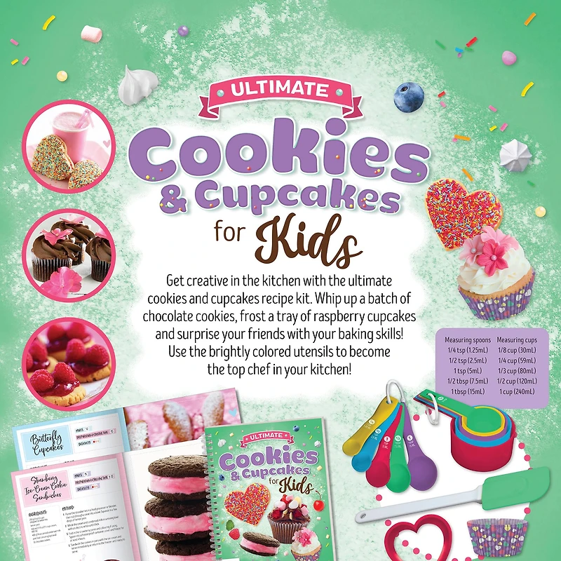 Hinkler Ultimate Cookie & Cupcakes for Kids Cookbook