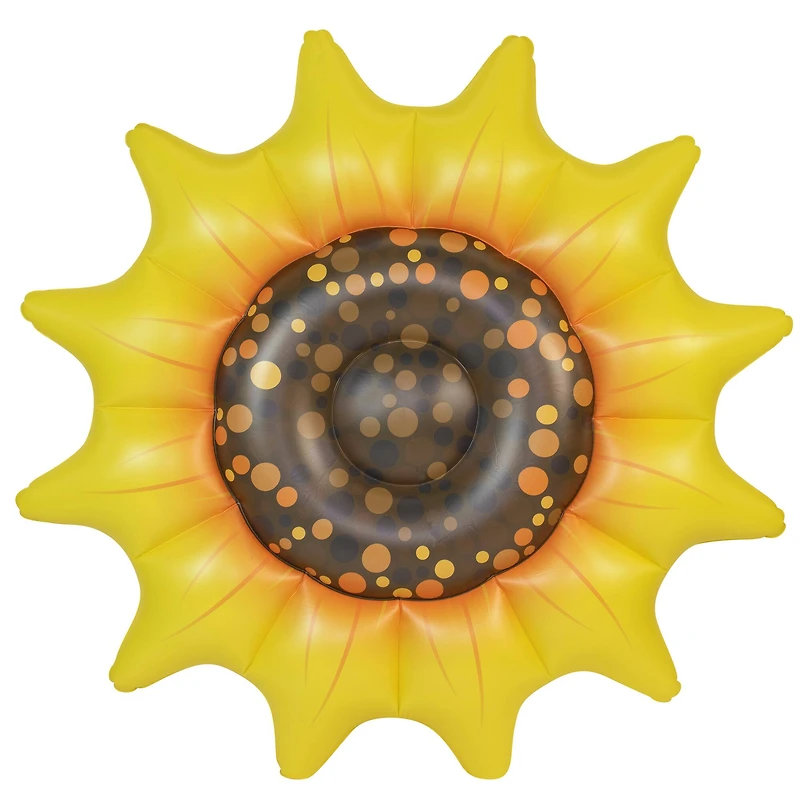 PoolCandy Giant Sunflower Island Float
