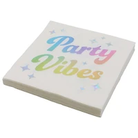 12 Packs: 20 ct. (240 total) Party Vibes Lunch Napkins by Celebrate It™