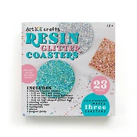 Art 101 Glitter Coaster Resin Kit