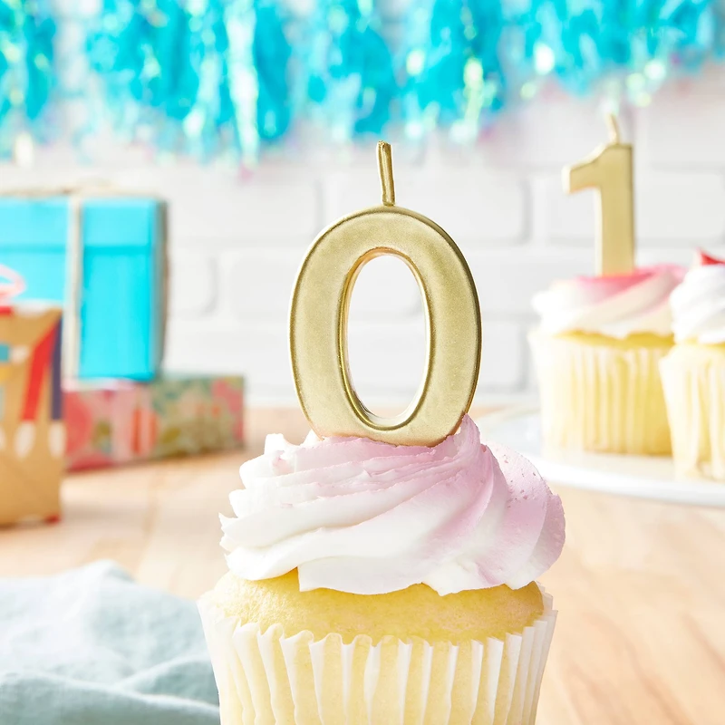 Gold Number Candle by Celebrate It