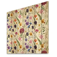 Designart - Wildflowers Floral Pattern II