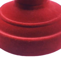 Red Flocked Christmas Tree Candle Holder by Ashland