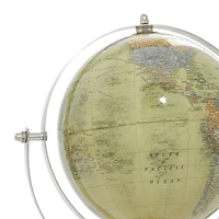 11" Silver Steel Traditional Globe