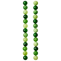 12 Pack: Green Jasper Round Beads, 10mm by Bead Landing™