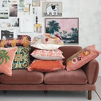 Hello Honey® 24" x 16" Floral Whisper Lumbar Pillow