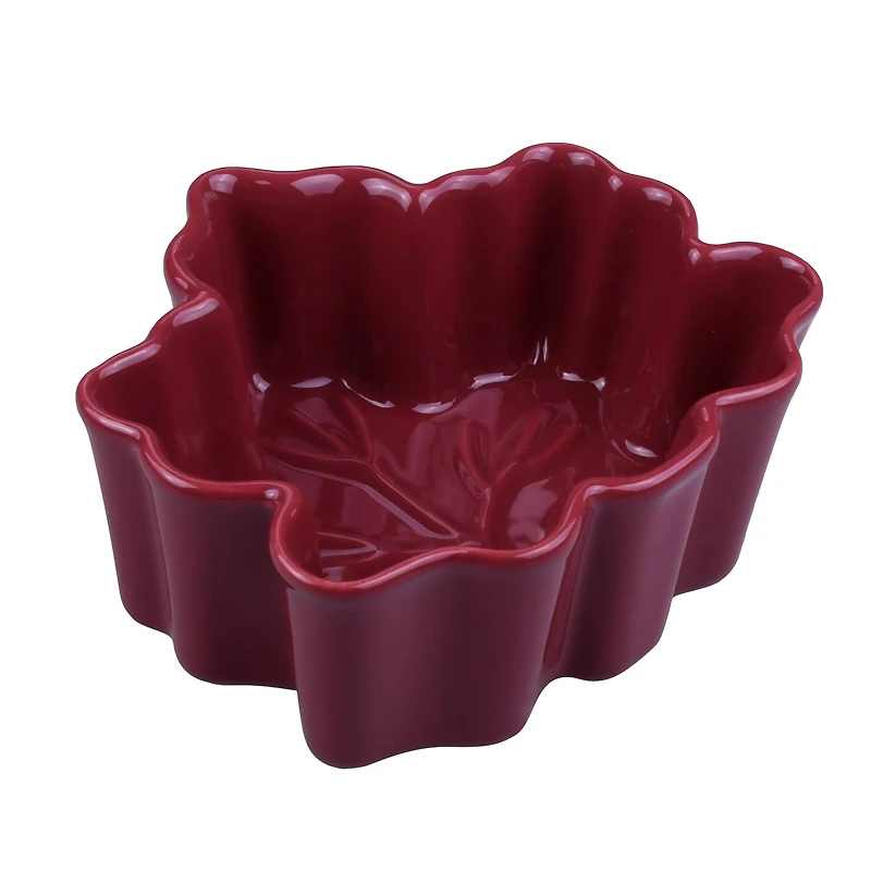 5" Burgundy Ceramic Ramekin by Makery™