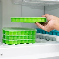 Mind Reader Green Honeycomb Silicone Freezer Tray, 4ct.
