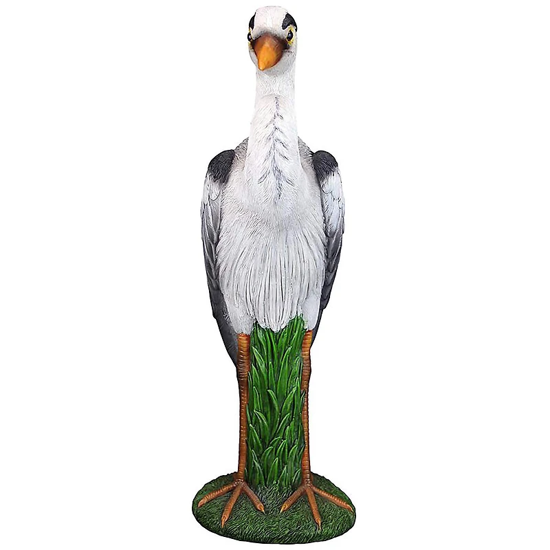 Design Toscano 18" Gray Heron Coastal Bird Statue, 2ct.