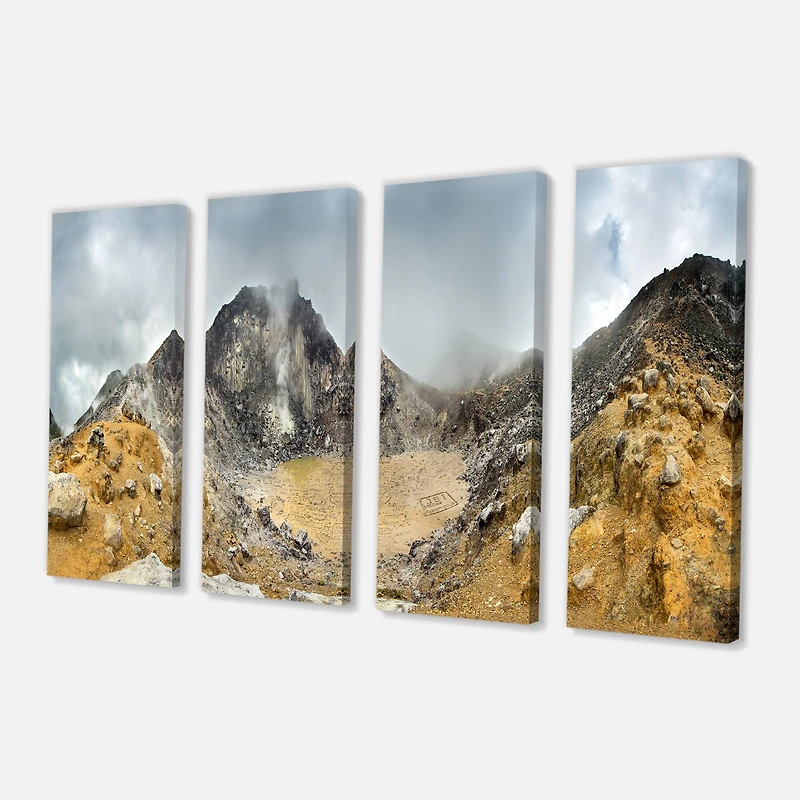 Designart - Volcano Panorama with Dramatic Sky