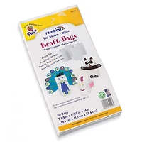 Pacon® Rainbow® White Kraft Bags, 50ct.