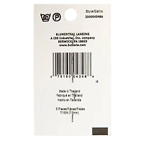 Spectrum Warm 7/16" Red Shank Buttons, 5ct.