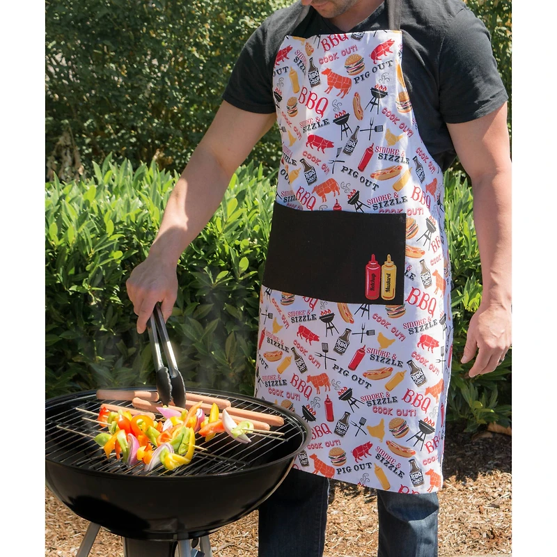 Bbq Print Chef Apron