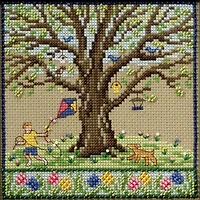 Mill Hill® Spring Oak Counted Cross Stitch Kit