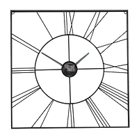 CosmoLiving by Cosmopolitan 24" Metal Square Wall Clock