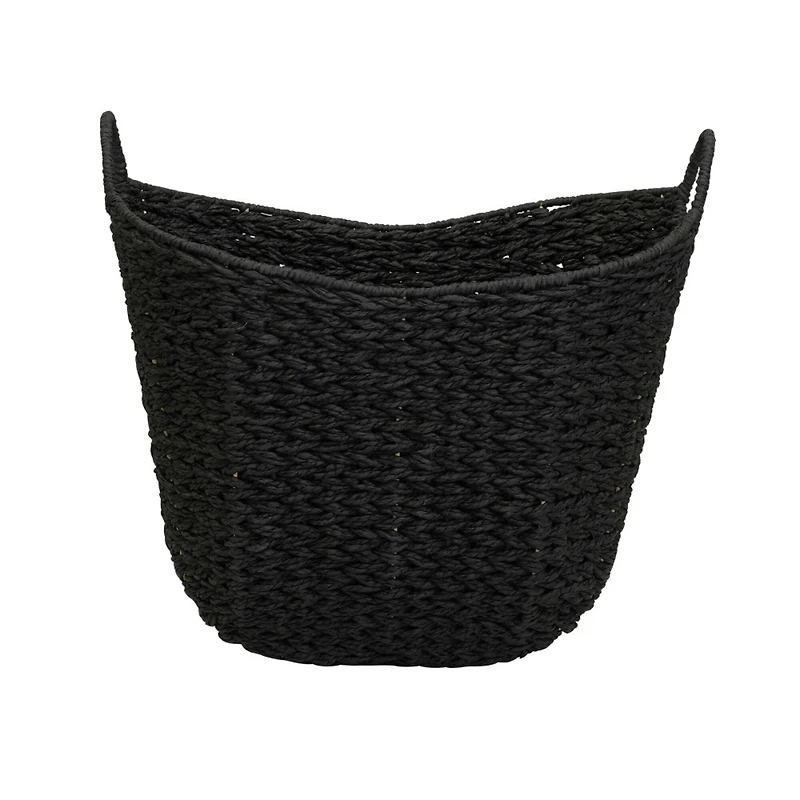Household Essentials 17.5" Woven Paper Rope Basket with Handles