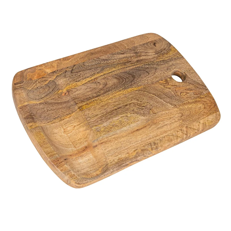Hello Honey® 18" Natural Culinary Craftsman Mango Wood Cheese & Cutting Board