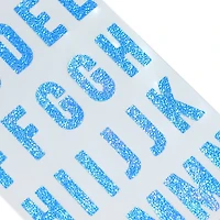 Iridescent Blue Alphabet Stickers by Recollections™