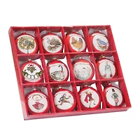 Twelve Days of Christmas Ornament Set