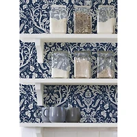 Wallpops Navy Escape to the Forest Peel & Stick Wallpaper