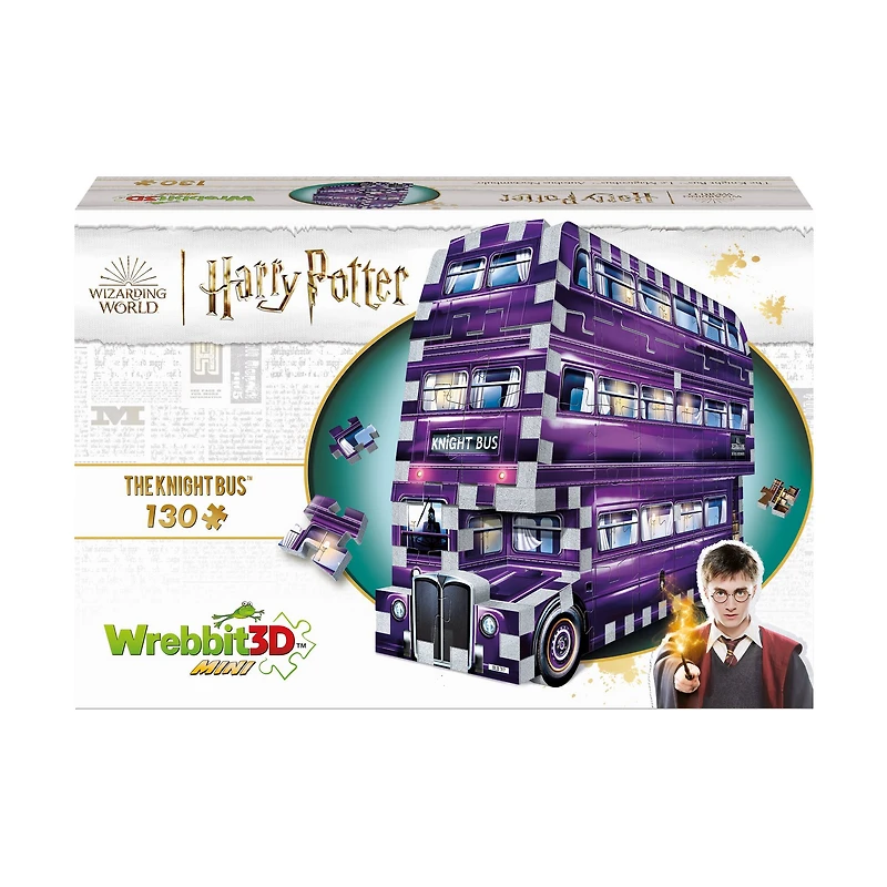 Harry Potter Collection - The Knight Bus Mini 3D Puzzle: 130 Pcs