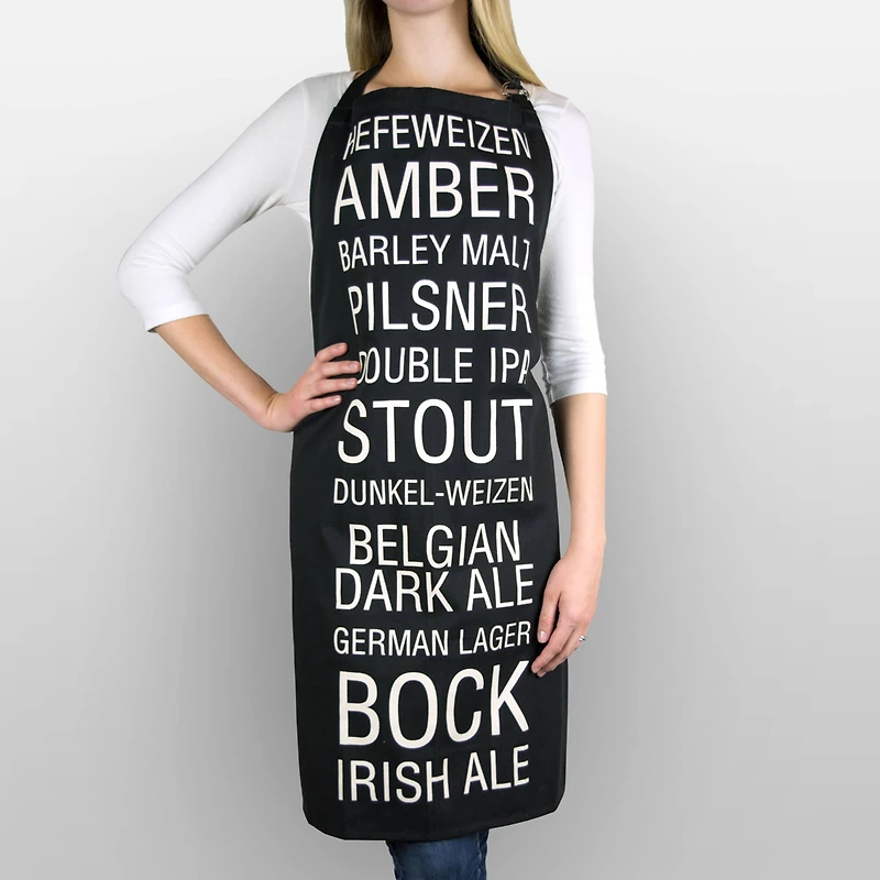 Beer Print Chef Apron