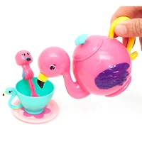 Zoo Troop Flamingo Teapot Animal Themed Tea Party Gift Set