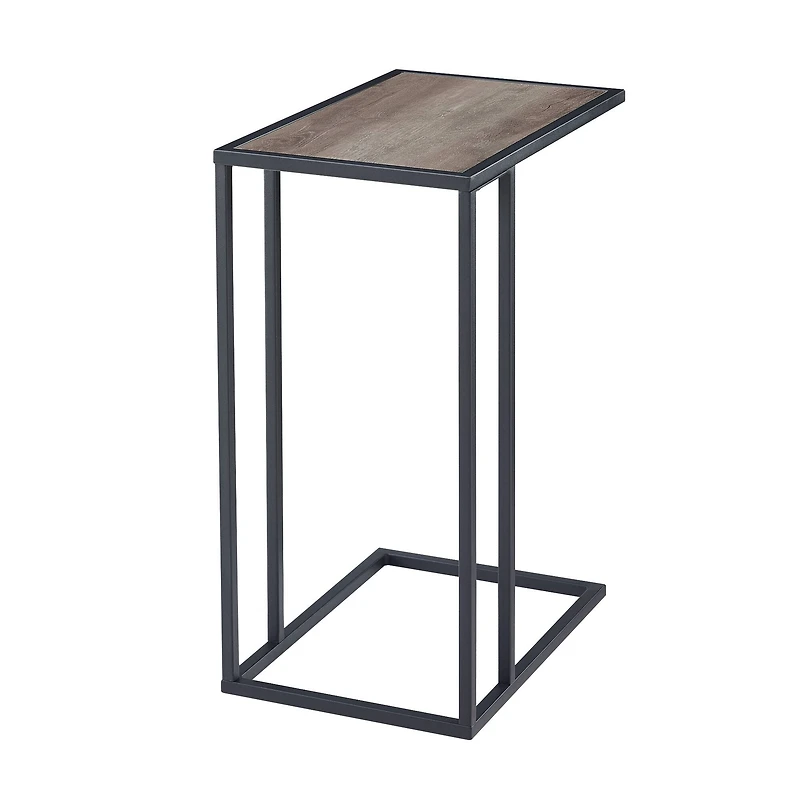 Walker Edison Gray Wash Modern End C Table