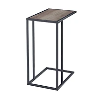 Walker Edison Gray Wash Modern End C Table