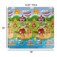Toy Time Giant Reversible Learning Play Mat