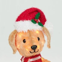 19" Plush Baby Labrador Sculpture