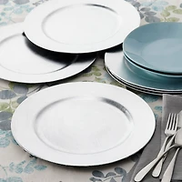 Silver Charger Set by Celebrate It™ 6ct.