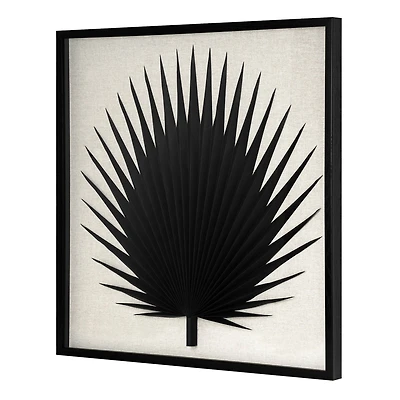 American Art Decor A Faraway Oasis Paper & Linen Wall Art - 24" x 24"