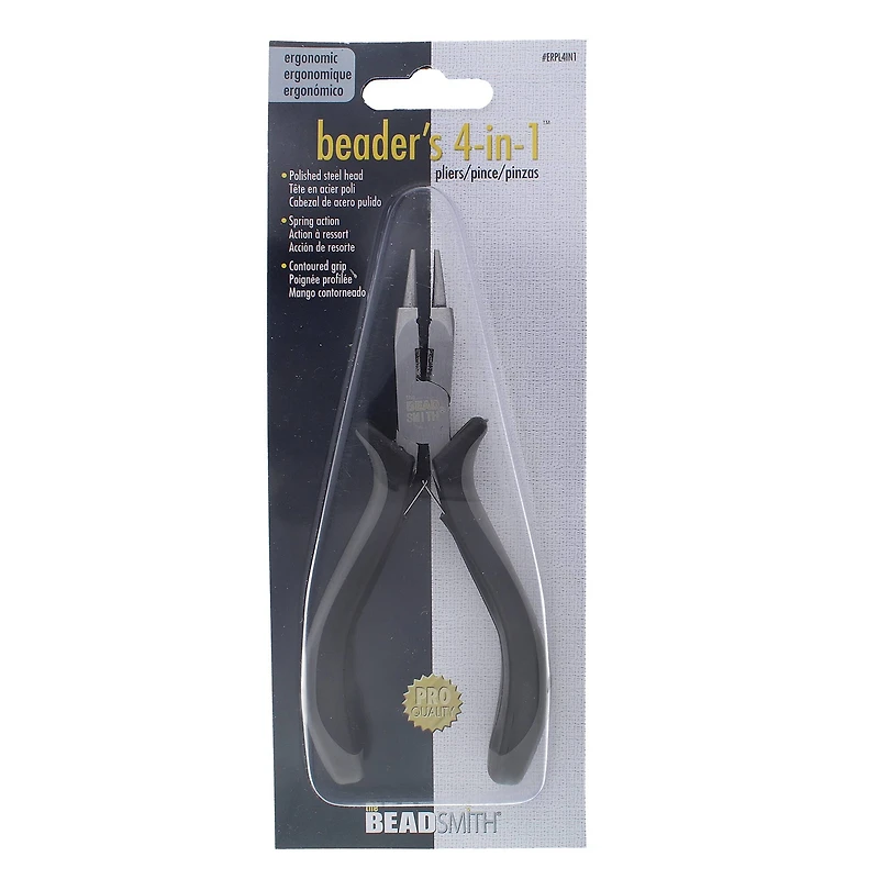 Beadsmith® Plier 4-in-1 with Ergonomic Handle