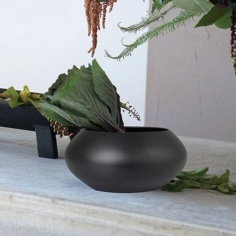 Hello Honey® 9" Black Mango Wood Bowl